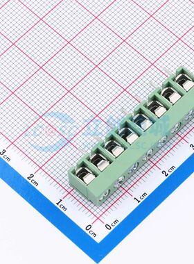 BX-DG26V-5.0-8P5螺钉式接线端子5mm 1x8P直插绿色
