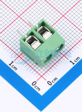 BX-DG26V-5.0-2P4螺钉式接线端子5mm 1x2P直插绿色