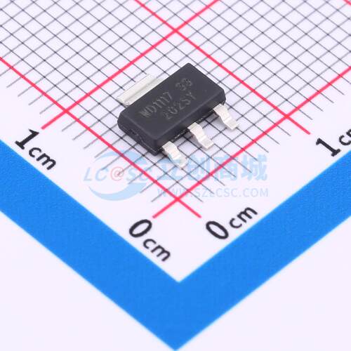 全新正品WD1117-3.3(1.35A) SOT-223 线性稳压器(LDO) 质量保证