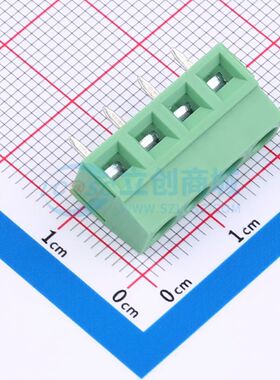 BX-DG27V-5.0-4P螺钉式接线端子5mm 1x4P直插绿色