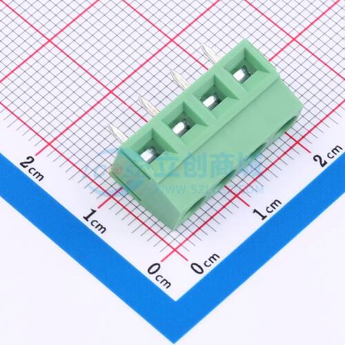 BX-DG27V-5.0-4P螺钉式接线端子5mm 1x4P直插绿色