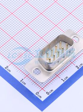 GDP09M-180 直插插件 D-Sub/VGA连接器 9P 公座2排可开票