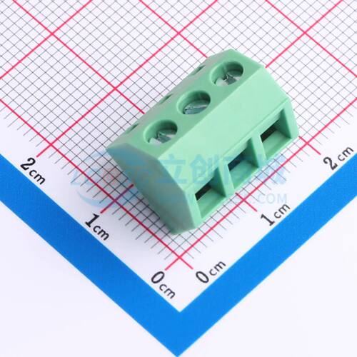 MX127S-5.08-03P-GN01-Cu-Y-A螺钉式接线端子5.08mm 1x3P直插绿色
