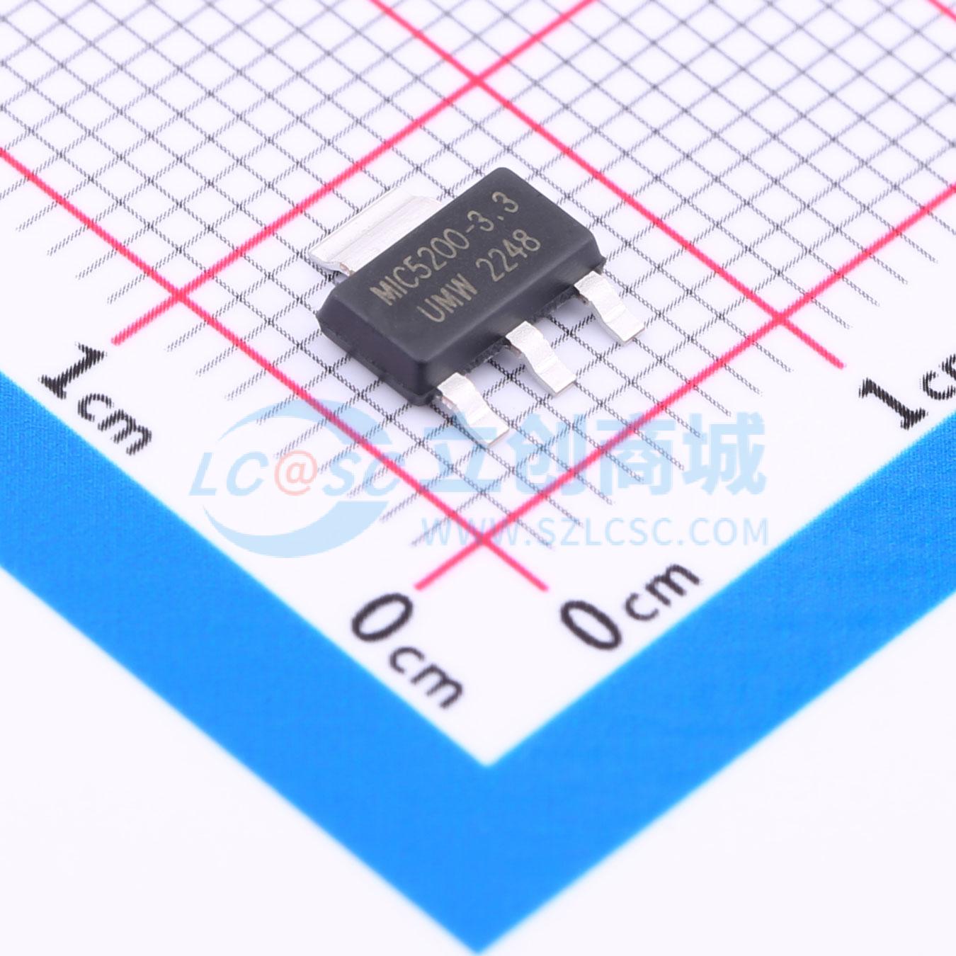 全新正品MIC5200-3.3YS(UMW) SOT-223 线性稳压器(LDO) 质量保证