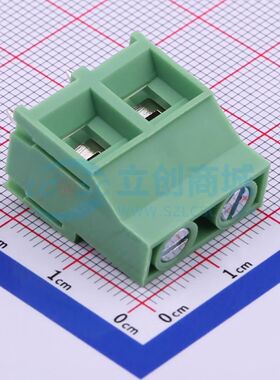 XY130-9.5-2P螺钉式接线端子9.5mm 1x2P直插绿色
