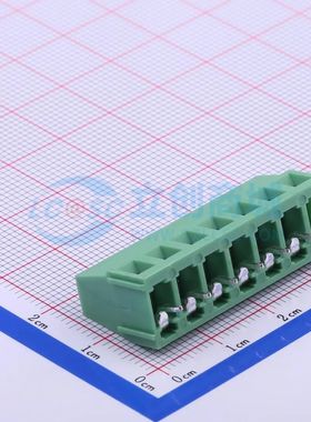 DB128V-5.0-7P-GN-S螺钉式接线端子5mm 1x7P直插绿色