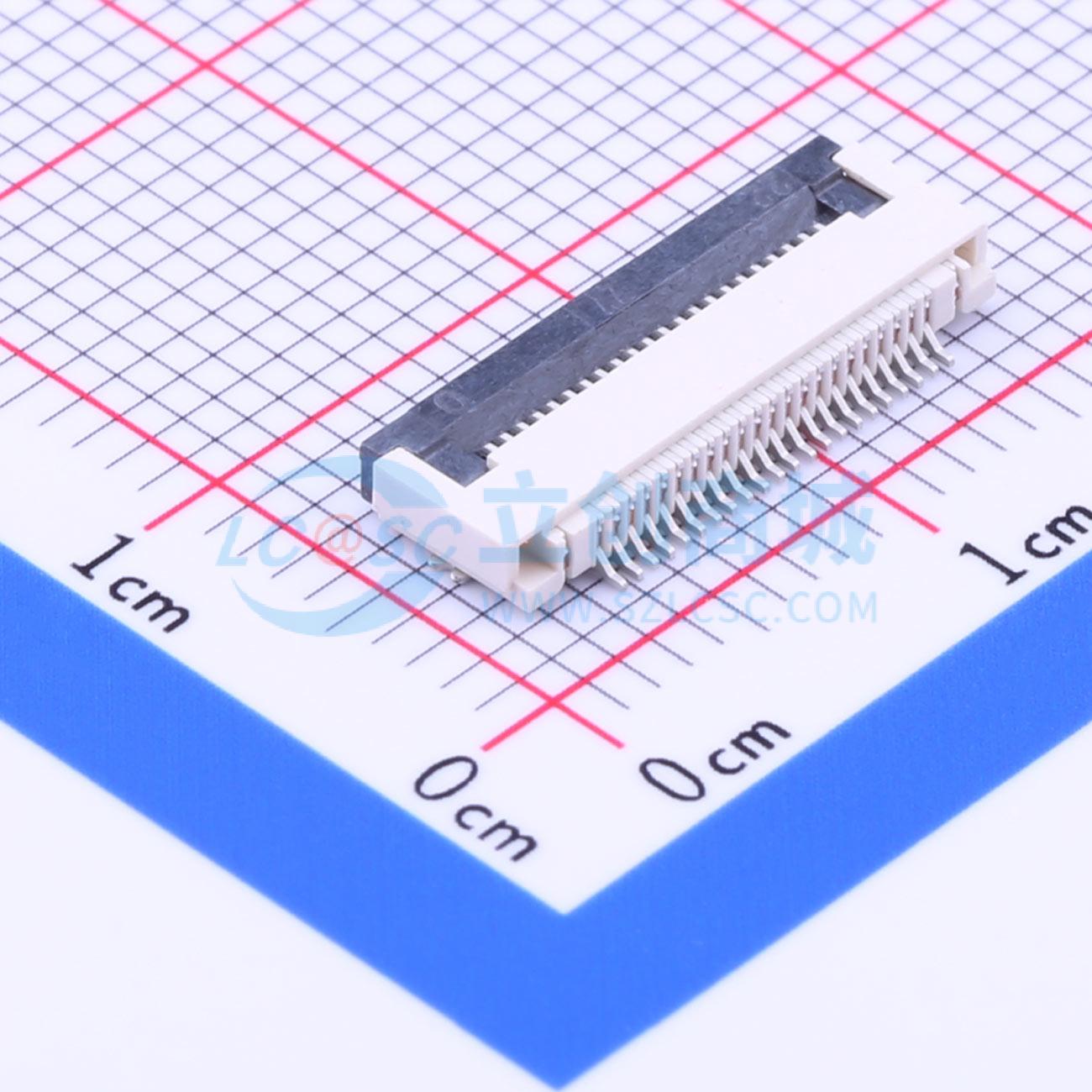 全新AFC01-S22FCA-00 SMD,P=0.5mm,卧贴 FFC/FPC连接器可开票