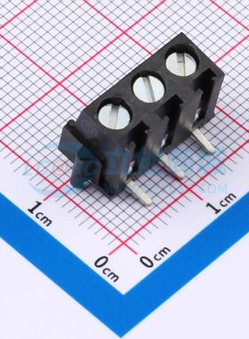 140-A-SMD/03螺钉式接线端子5mm 1x3P立贴黑色