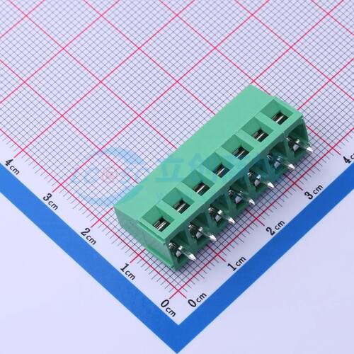 MX128-5.0-07P-GN01-Cu-Y-A螺钉式接线端子5mm 1x7P直插绿色