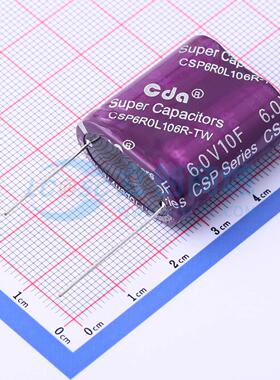 全新CSP-6R0L106R-TW 6.0V10F 插件,P=17.5mm 超级电容器可开票配