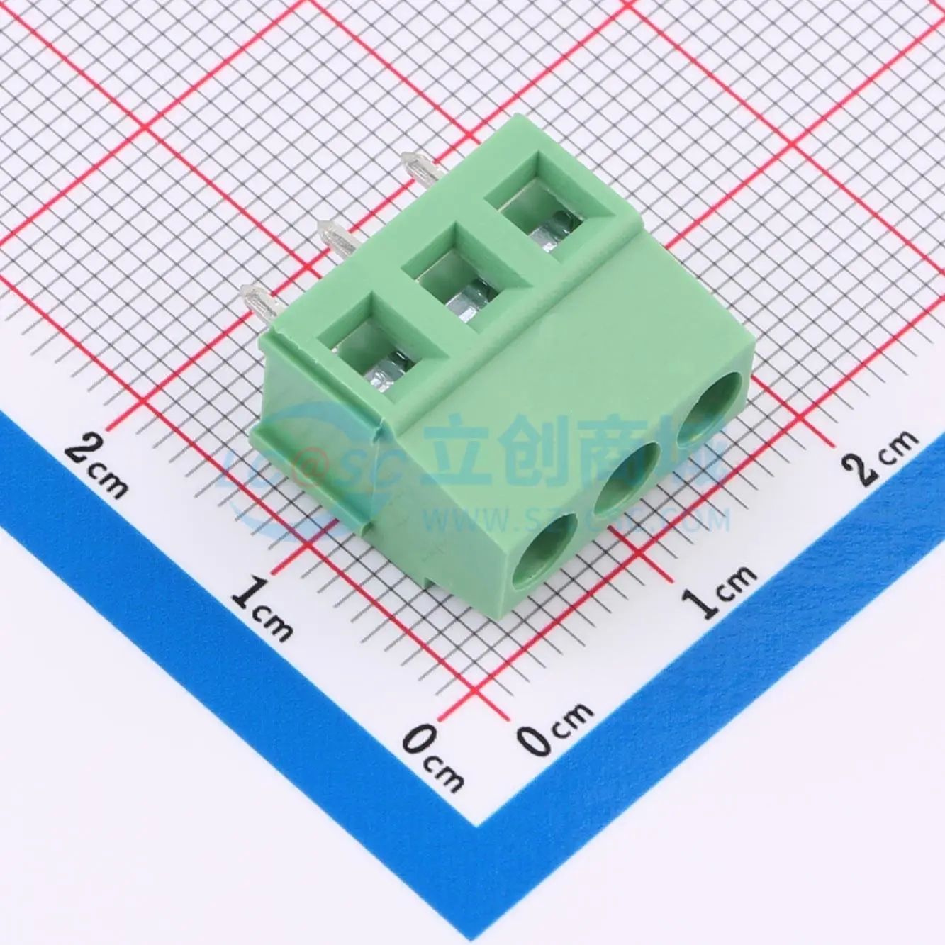 C508128L-3P0G36螺钉式接线端子5.08mm 1x3P