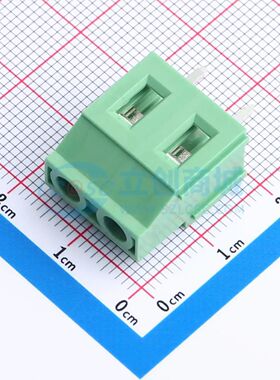 DB130V-7.62-2P-GN-S螺钉式接线端子7.62mm 1x2P直插绿色