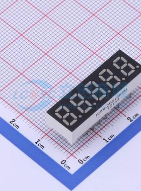 0.25直插数码管共阳五八红色光LED数码管MHDA2551SRBW可开票