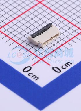全新X05A10H06G SMD,P=0.5mm,卧贴 FFC/FPC连接器可开票