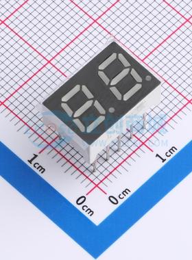 0.28数码管红色2位/共阴LED数码管XL-DA2281SRBC可开票