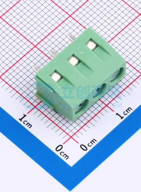 ZX-DG27V-5.0-3P螺钉式接线端子5mm 1x3P直插绿色