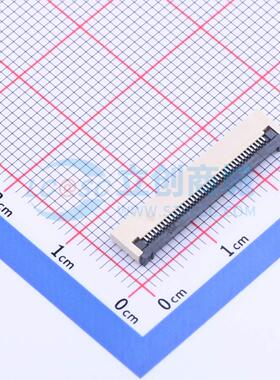 全新KH-FG0.5-H2.0-39PIN SMD,P=0.5mm,卧贴 FFC/FPC连接器可开票