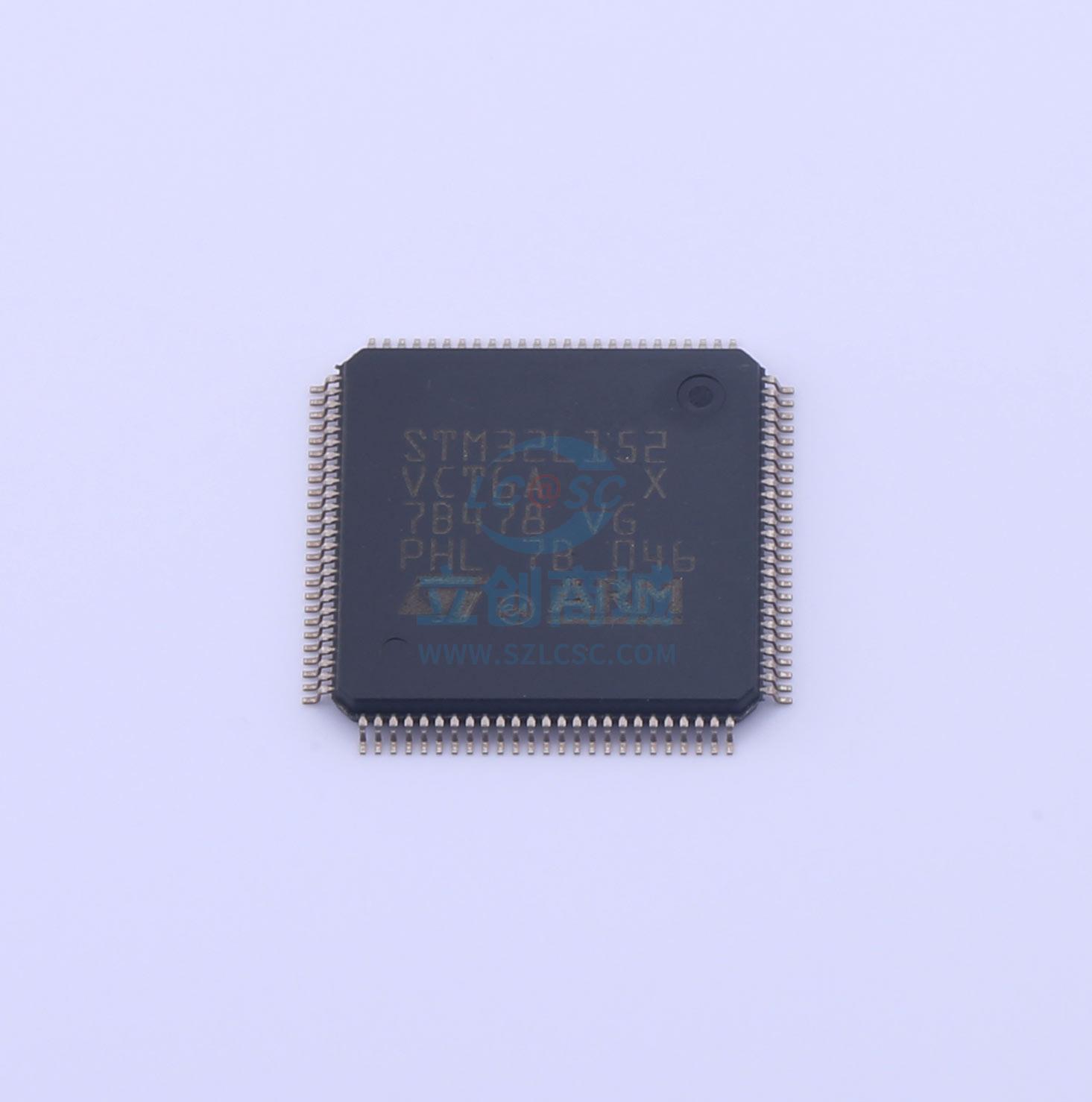 全新STM32L152VCT6A 单片机(MCU/MPU/SOC) ARM Cortex-M3 32MHz