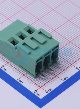 JL500H-50803G01螺钉式接线端子5.08mm 1x3P直插绿色