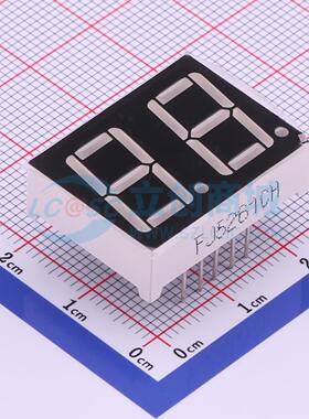 2位0.56英寸红色数码管 共阴极LED数码管FJ5261CH可开票