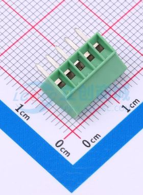 1725685螺钉式接线端子2.54mm 直插绿色