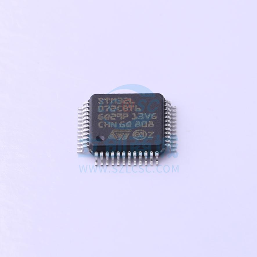 全新STM32L072CBT6 单晶片(MCU/MPU/SOC) ARM Cortex-M0 32MHz 快