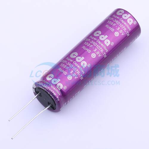 全新CXP-3R0107R-TWV 3.0V100F 插件,P=7.55mm 超级电容器可开票