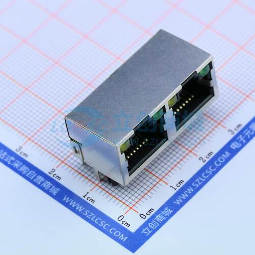 全新DS1129-04-S8B0P-X 插件 以太网连接器(RJ45 RJ11)原装正品可