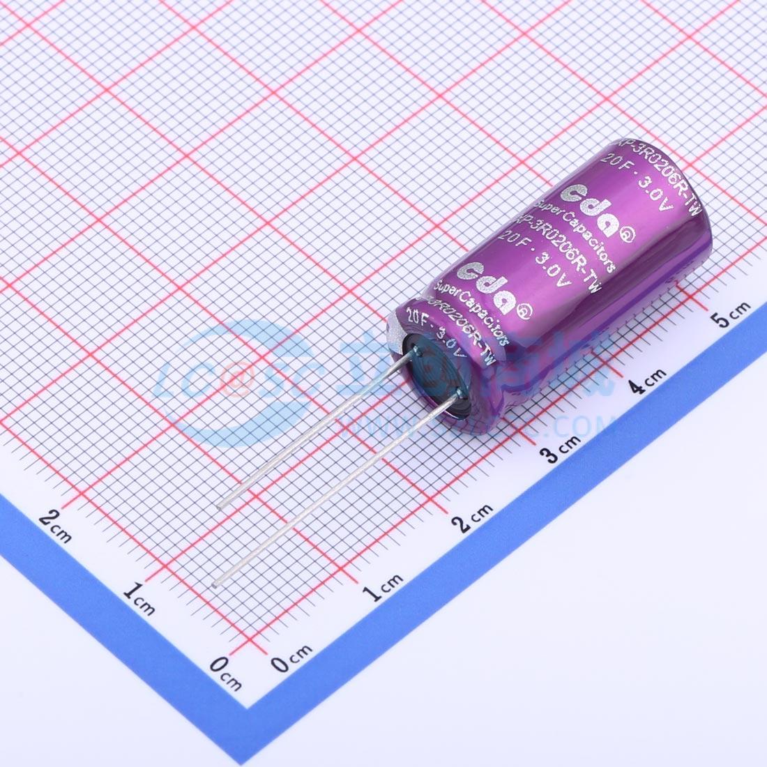 全新CXP-3R0206R-TW 3.0V20F 插件,P=10mm 超级电容器可开票配套