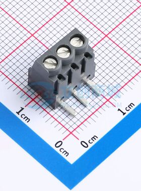 210-A-121/03螺钉式接线端子3.5mm 1x3P直插灰色