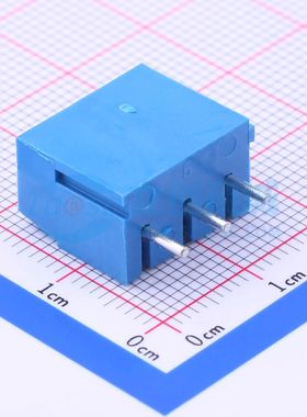 WJ300V-5.0-3P螺钉式接线端子5mm 1x3P直插蓝色