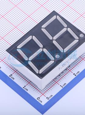 2位0.8英寸 共阴红光 数码管LED数码管FJ8201CH可开票