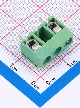 DGL500-3AP26V-MG461螺钉式接线端子5mm 1x3P(缺1P)直插绿色