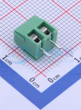 DB301V-3.81-2P-GN-S螺钉式接线端子3.81mm 1x2P直插绿色