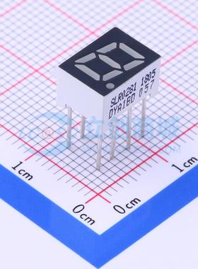 1位0.28英寸黄色数码管 共阳极LED数码管SLR0281DYA1BD可开票