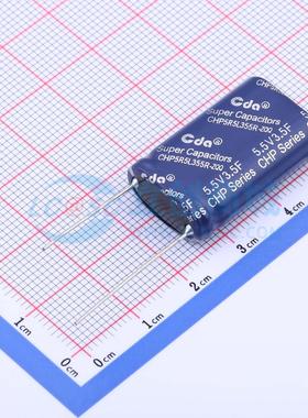 全新CHP5R5L355R-ZQQ-D 5.5V3.5F 插件,P=11.5mm 超级电容器可开