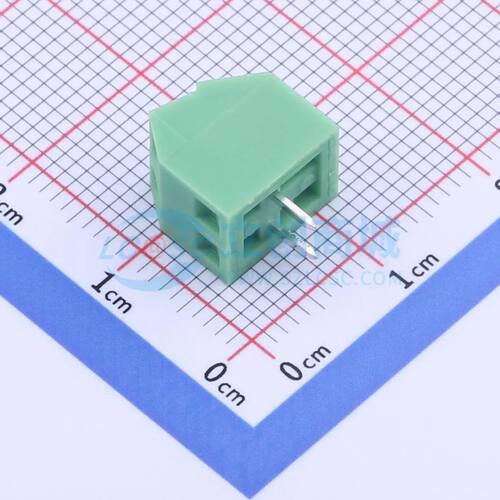 KF127S-3.5-2P螺钉式接线端子3.5mm 1x2P直插绿色