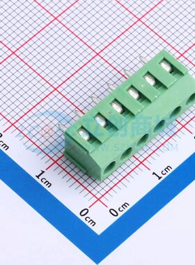 DB125-3.81-6P-GN-S螺钉式接线端子3.81mm 1x6P直插绿色