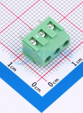 DGL381-3P28L-MG361螺钉式接线端子3.81mm 1x3P直插绿色
