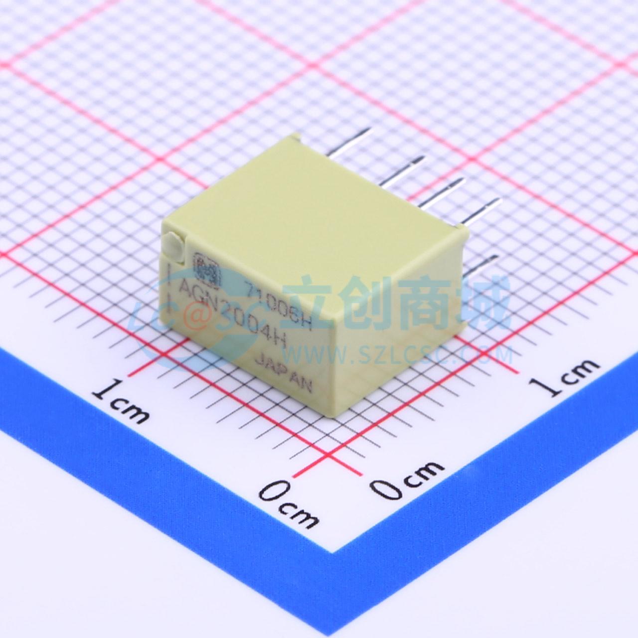 全新原装AGN2004H DIP,5.7x10.6mm 信号继电器质量保证可开票
