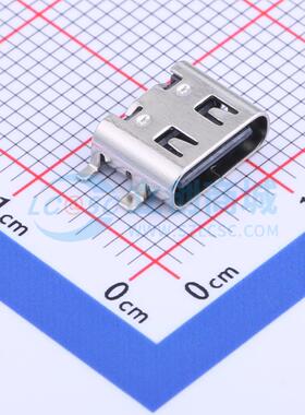 全新TYPE-C 6P QT073 SMD USB连接器质量保证可开票