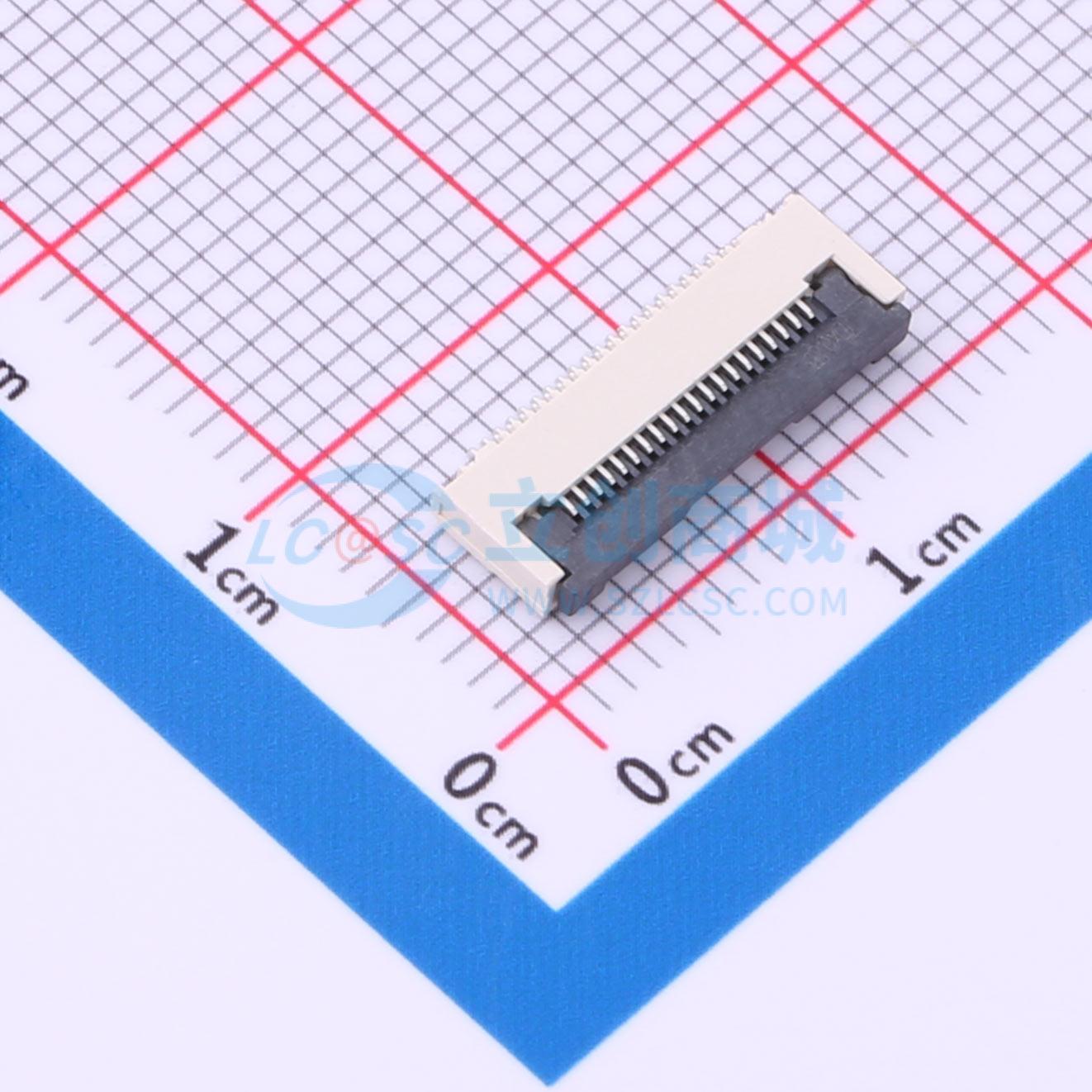 全新ZX-FPC-FWX0.5PH220 SMD,P=0.5mm,卧贴 FFC/FPC连接器可开票