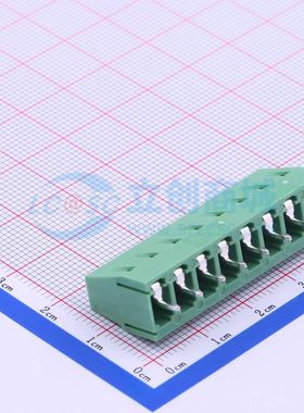DB128V-5.0-8P-GN-S螺钉式接线端子5mm 1x8P直插绿色