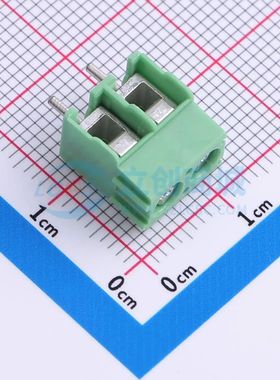 1935161螺钉式接线端子5mm 1x2P直插绿色