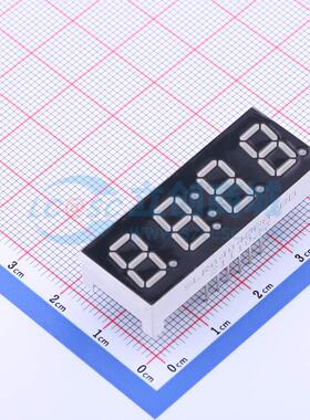 0.4英寸四位蓝光共阳LED数码管SLR0404DBA2BD可开票