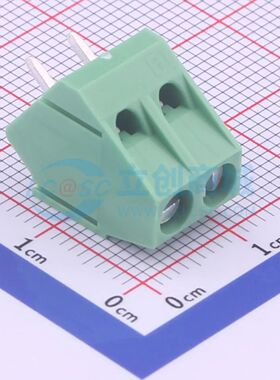 1733570螺钉式接线端子5.08mm 1x2P直插绿色