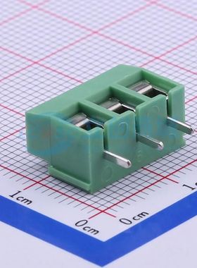 DB126V-5.0-3P-GN螺钉式接线端子5mm 1x3P直插绿色