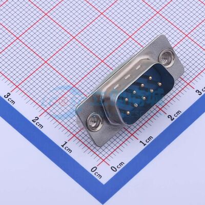 FDB0905-M0WS300U1KC 焊线式插件 D-Sub/VGA连接器 9P 公座可开票