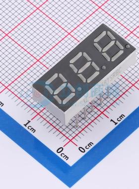 0.28数码管红色3位/共阳LED数码管XL-DB2381SRBC可开票