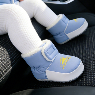 鞋 小月龄婴儿鞋 学步鞋 子6到12个月外出鞋 子冬加厚不掉脚 婴儿鞋